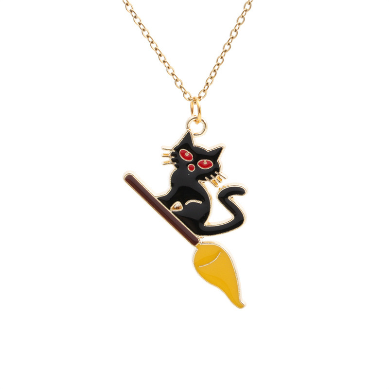 6:Red eyed cat necklace