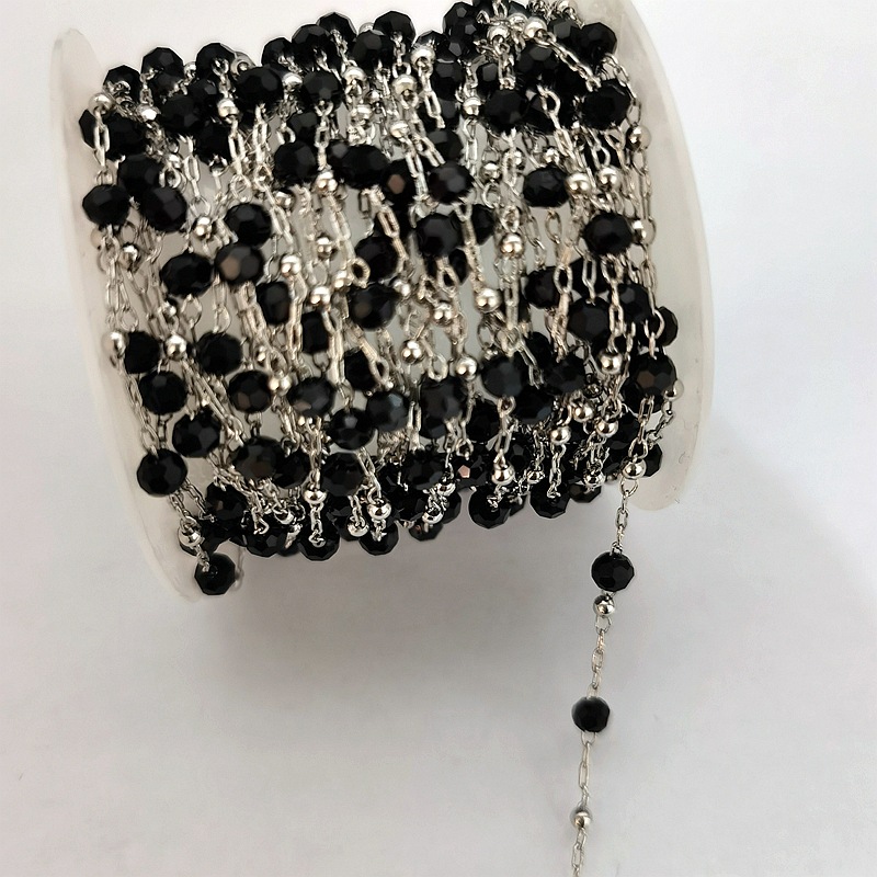 2:Black bead silver