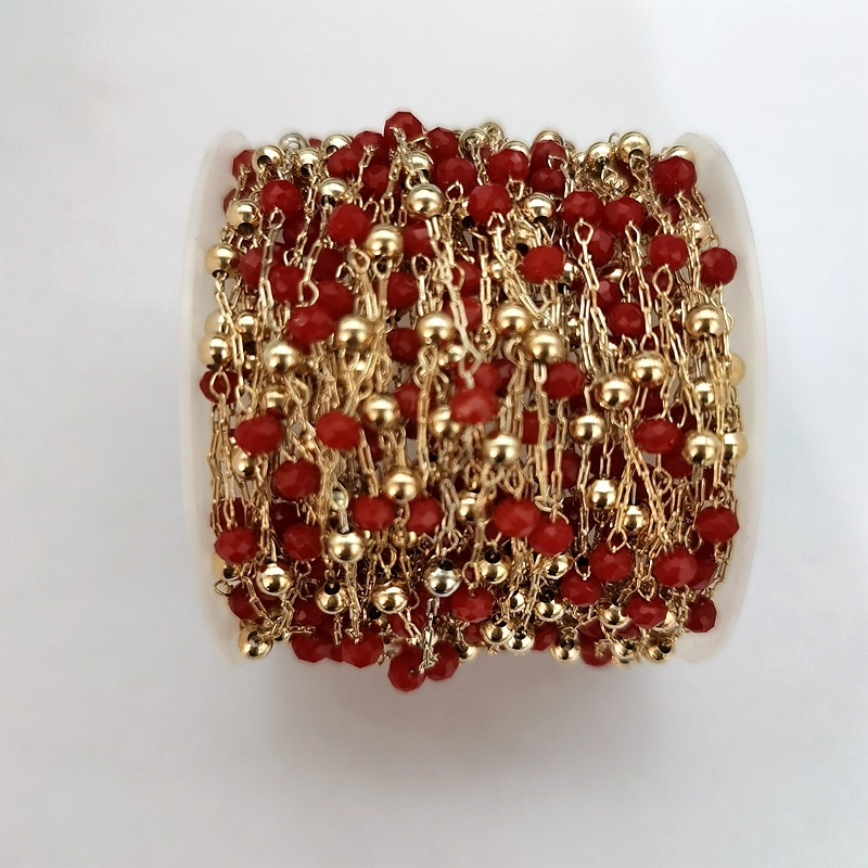 3:Red bead gold