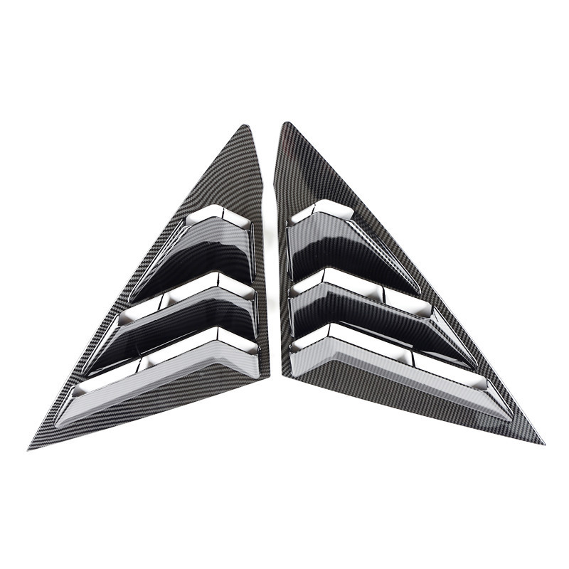22 Civic rear triangle shutters/carbon fiber