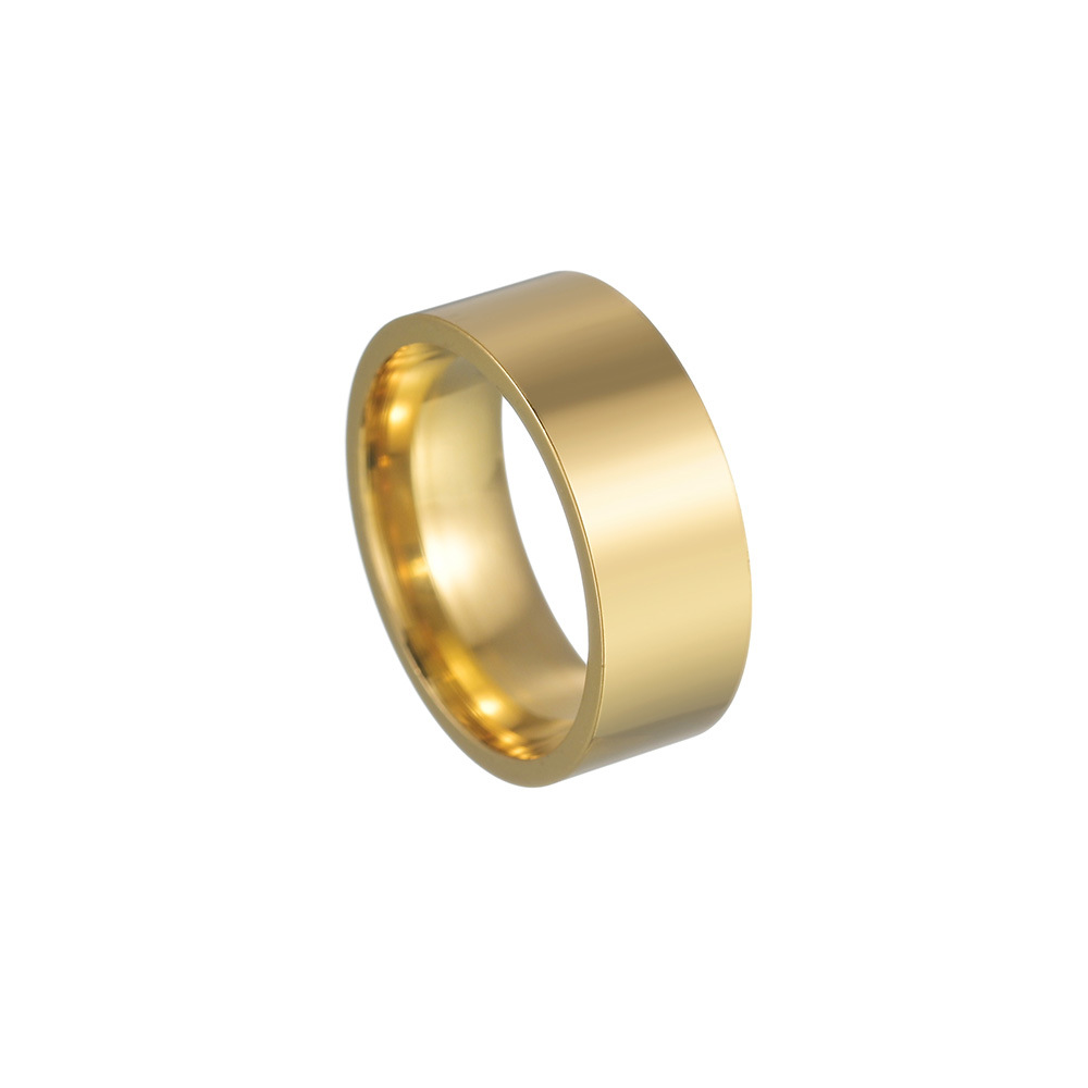 8MM wide gold