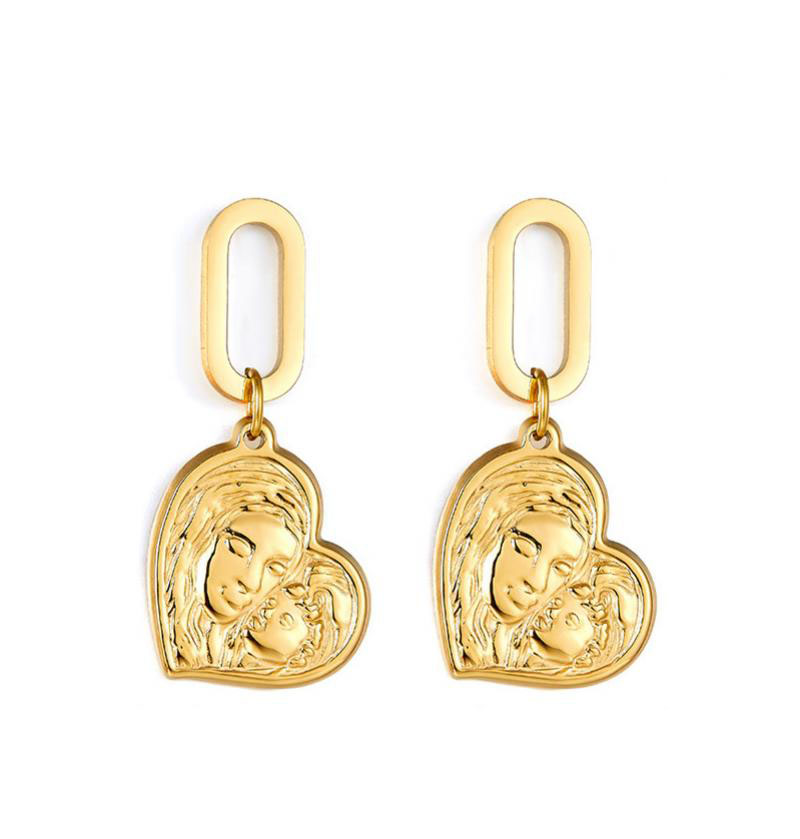 Mother and child love gold