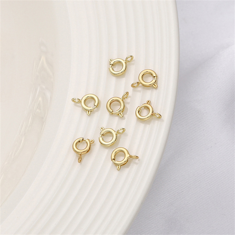 Plated in 14K gold 5.5mm
