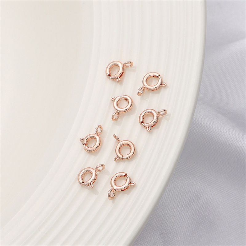 Rose gold plated 7mm
