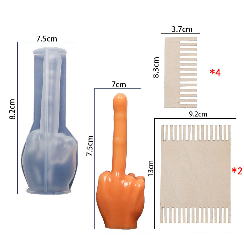 Middle finger mold+Universal stent