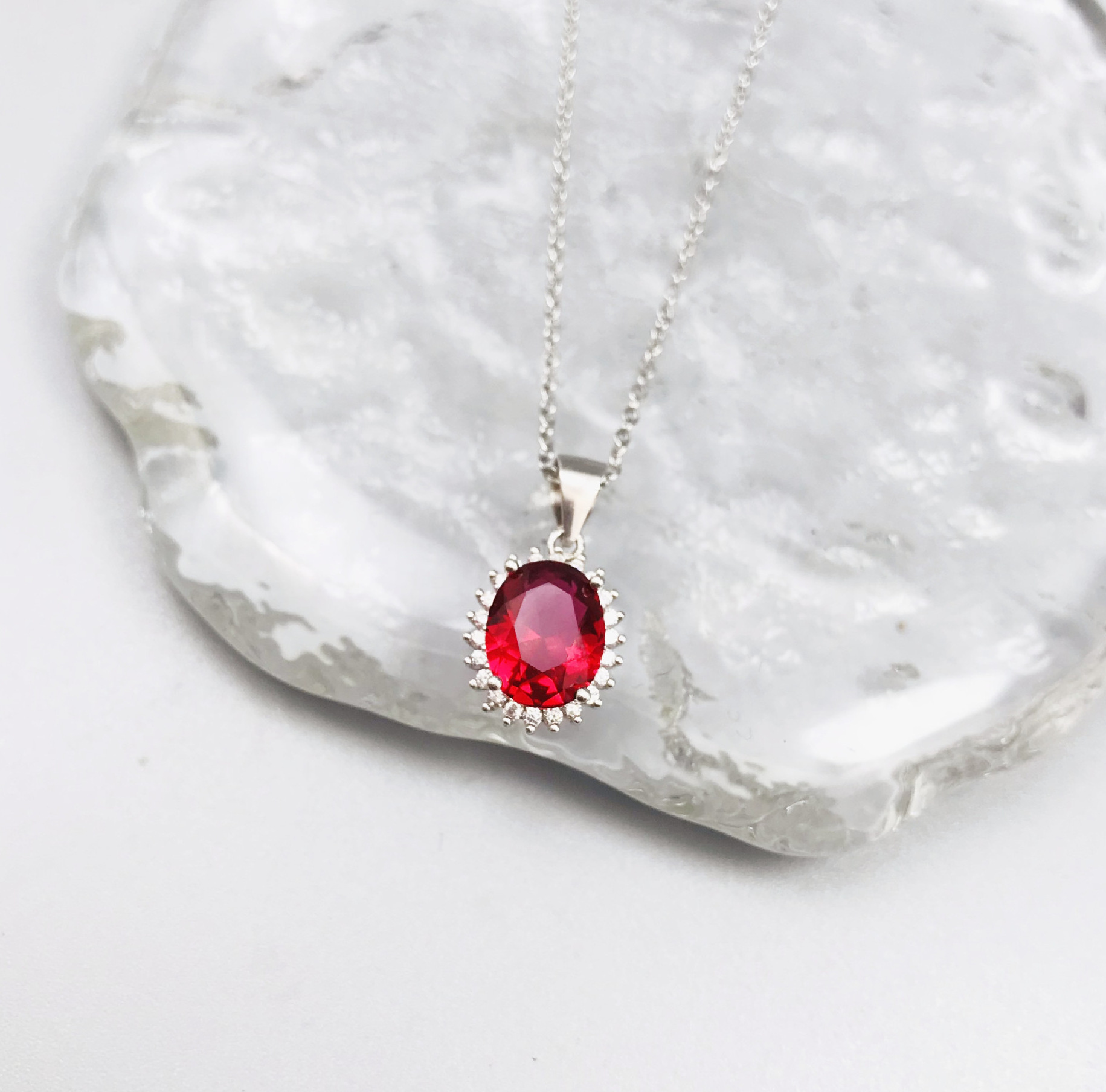 red pendant