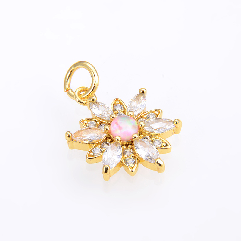 7:Gold pink Opal
