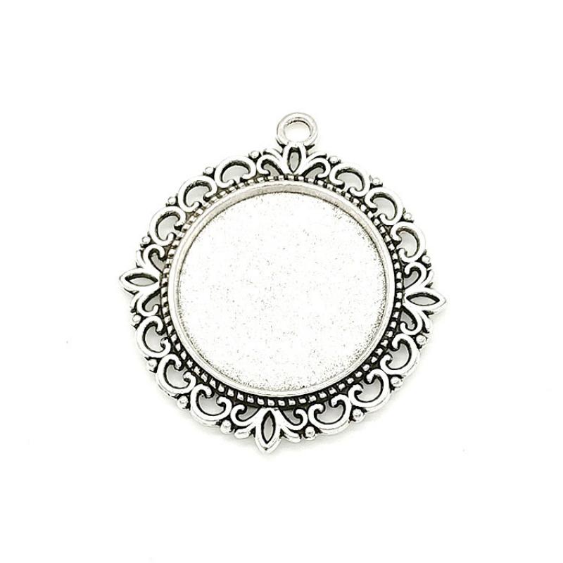 2 antique silver color