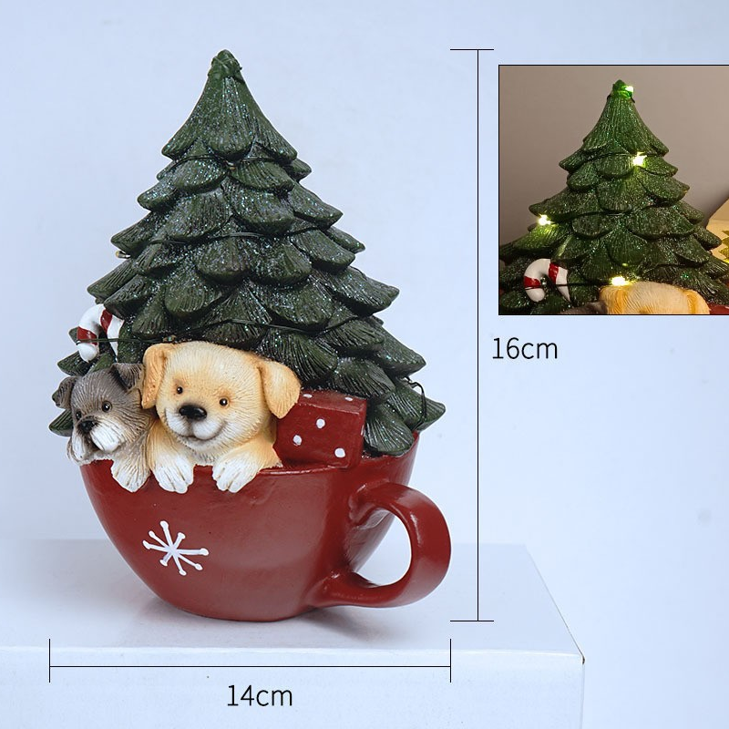 1:Christmas Tea Cup Dog