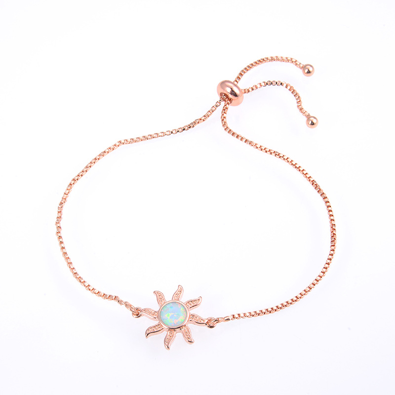 83:Rose gold pink starfish Aubergine