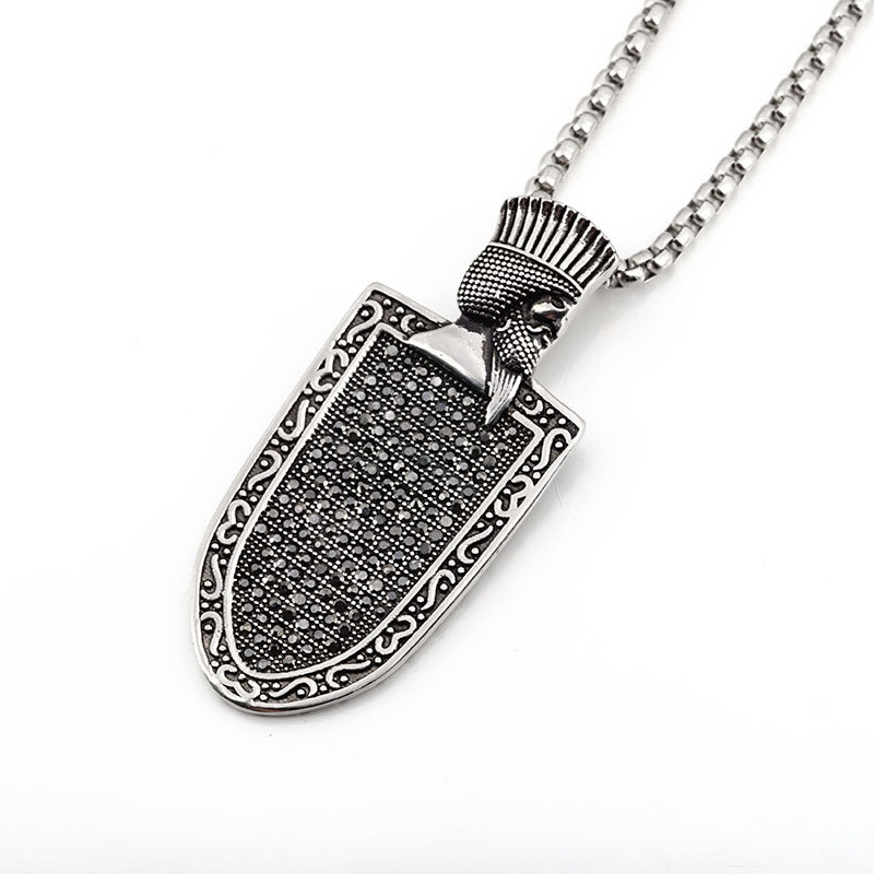 2:silver Pendant necklace