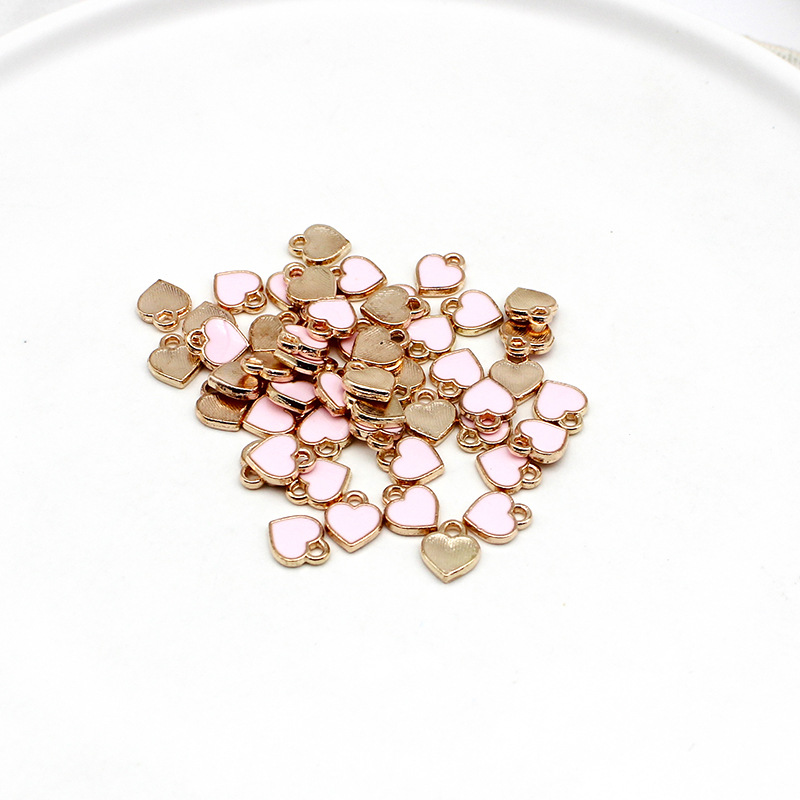 9:9# Pink hearts 8x6.5mm