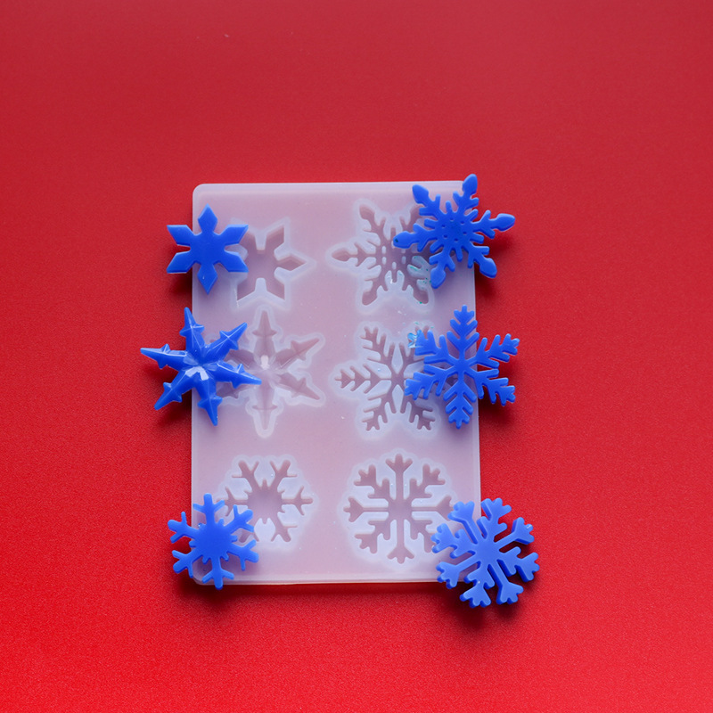 Mirror Christmas snowflake mold