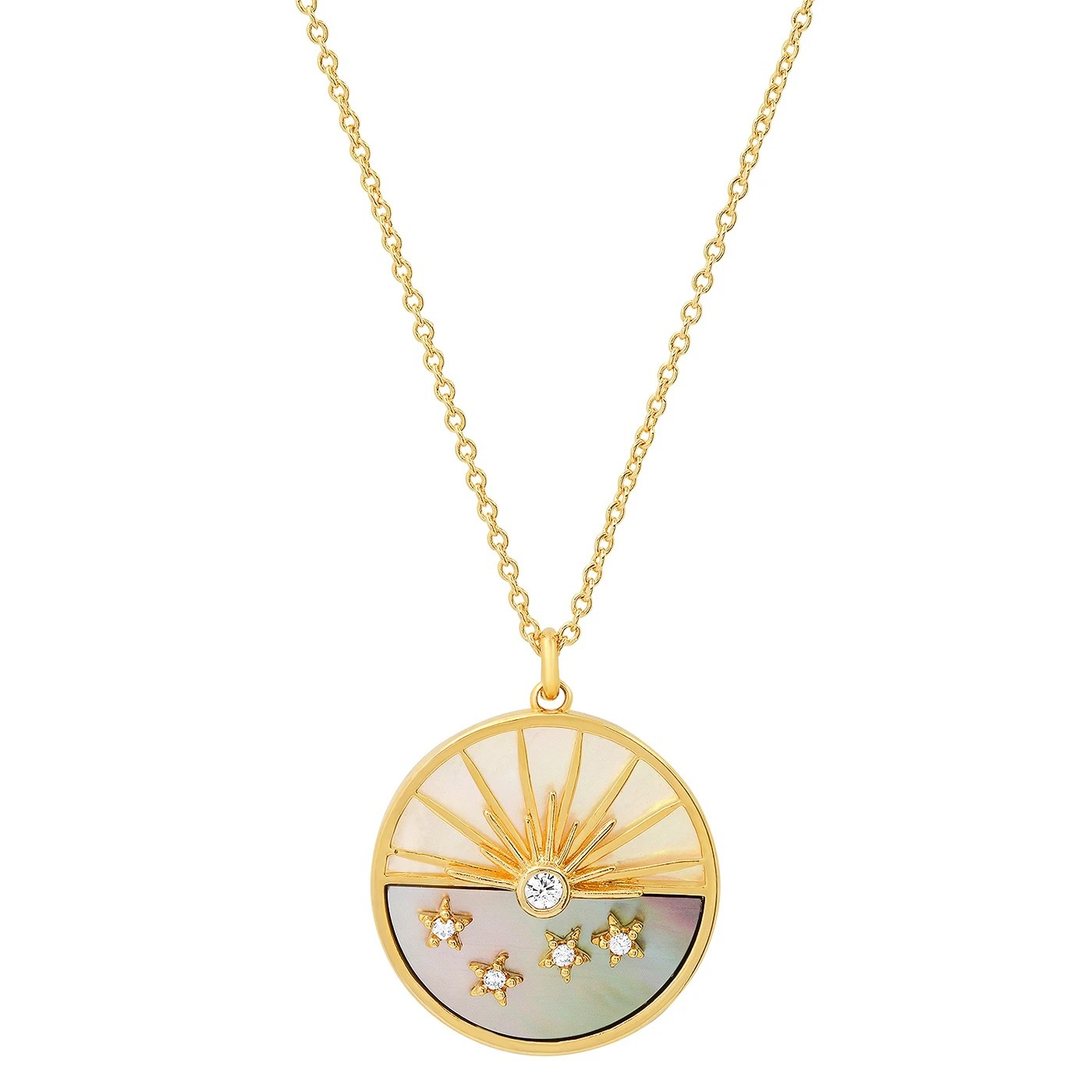 Round Necklace of sun rays