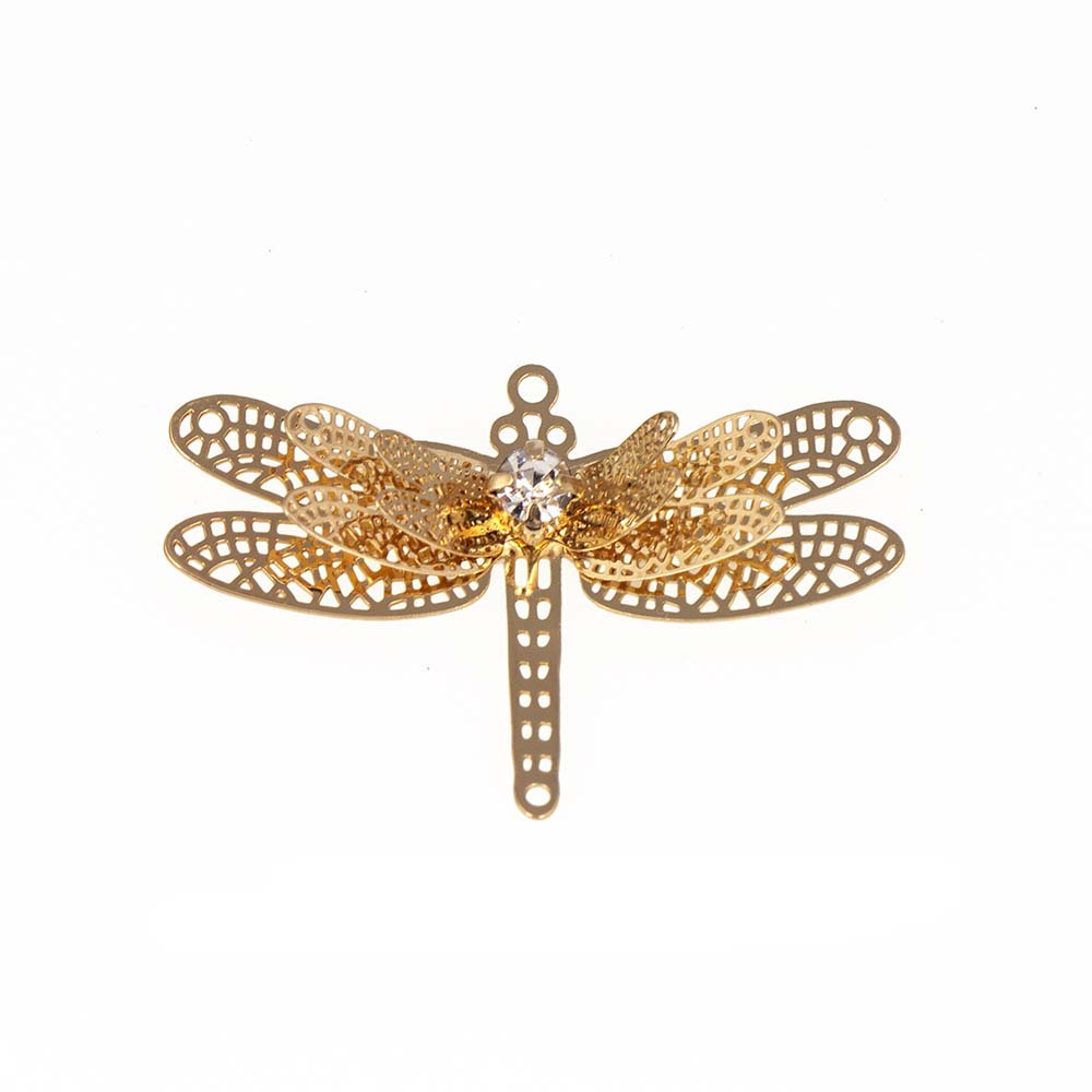 KC gold dragonfly 25x36mm