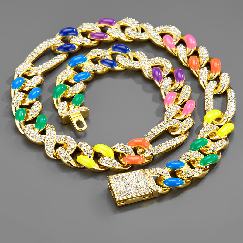 2:Gold necklace 18inch (45cm)
