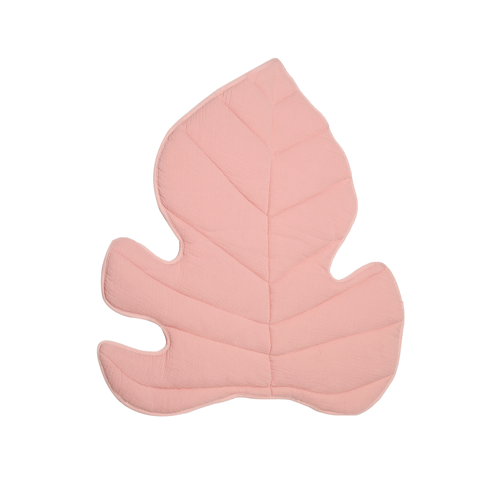 Turtle back leaf cushion, pink