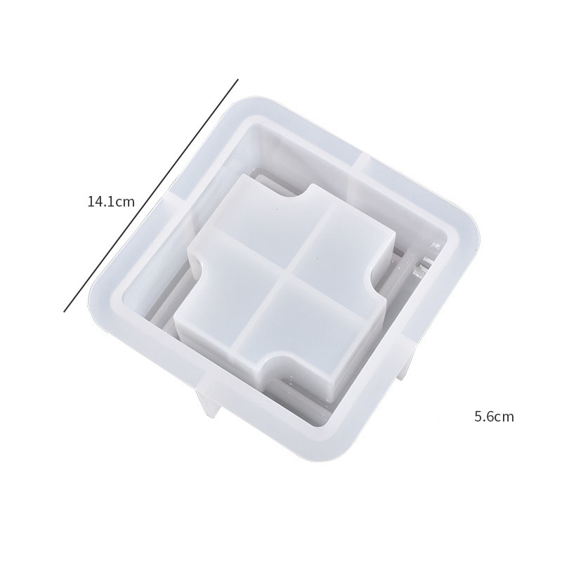 Silica gel mould for ashtray (base)
