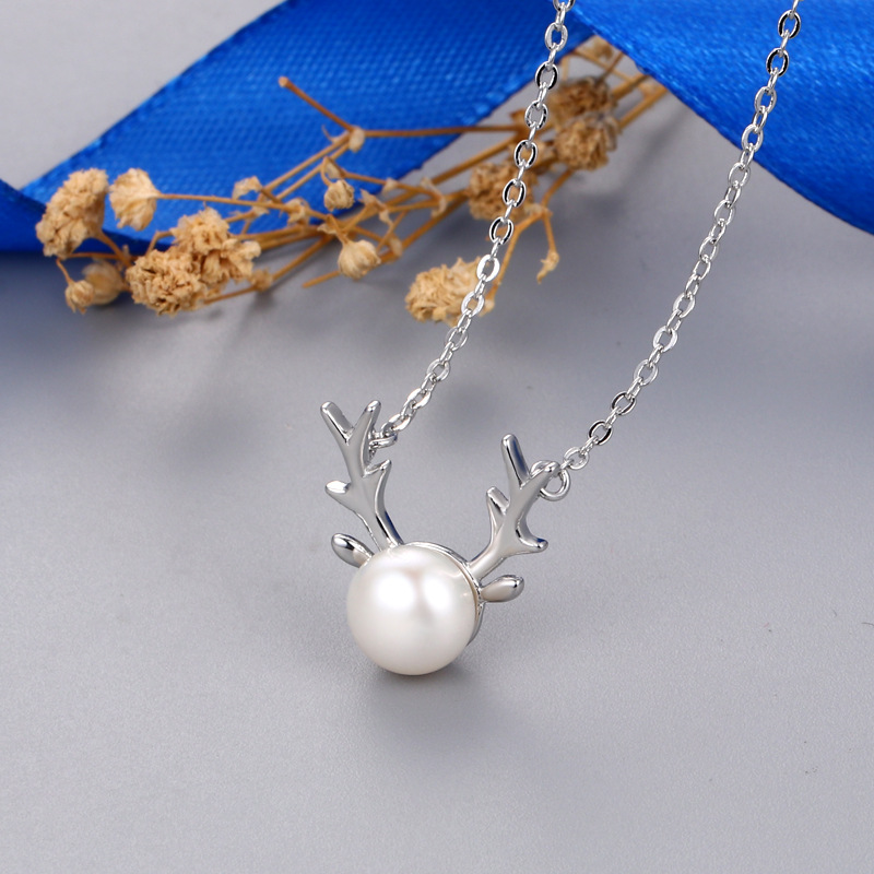1:Platinum Color Necklace Setting Without Pearl