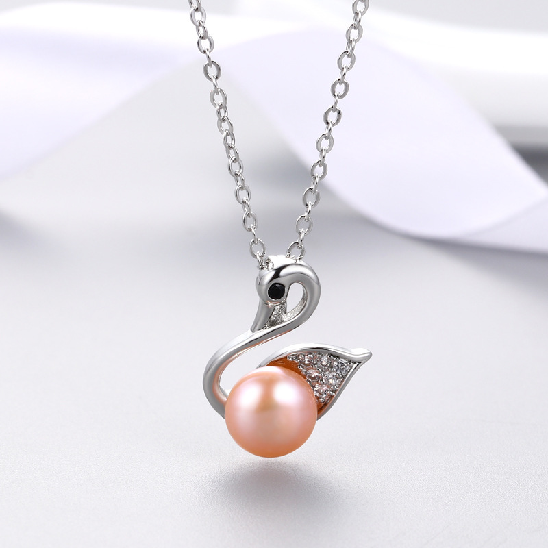 Platinum Color Pendant Setting Without Pearl