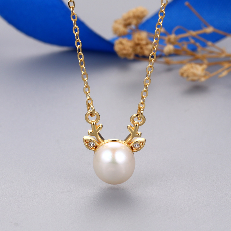 2:Gold Color Necklace Setting Without Pearl