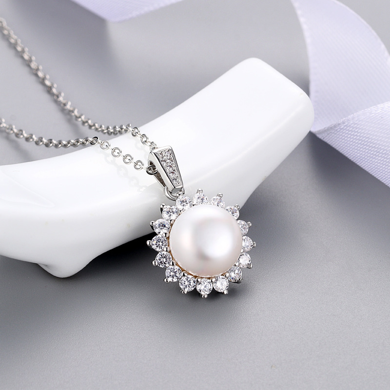 1:Platinum Color Pendant Setting Without Pearl