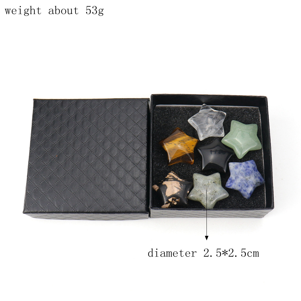 8:7 color stars stone boxed