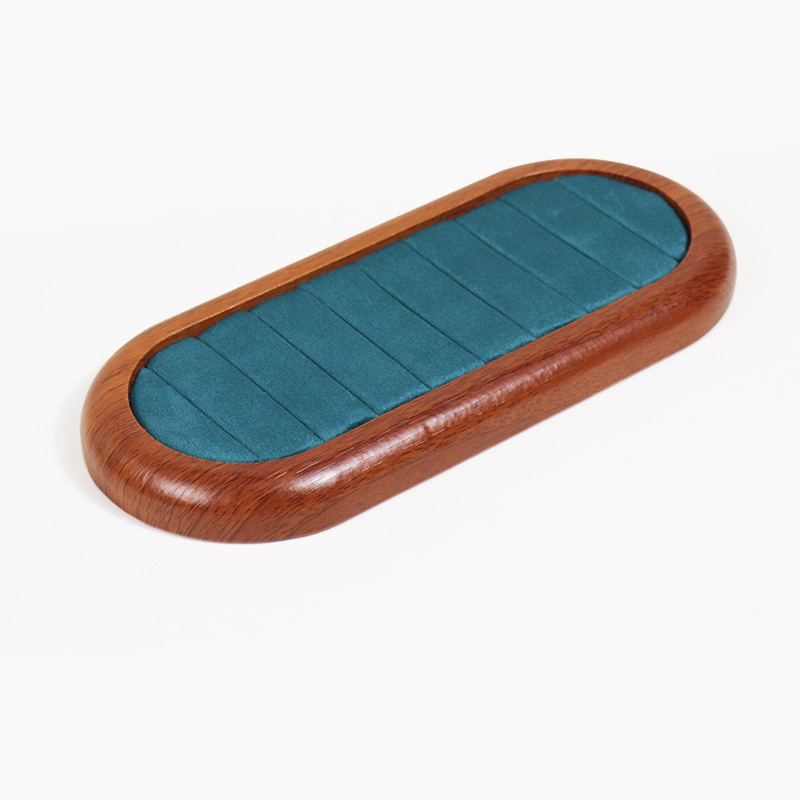 Blue oval ring plate 24 x 10.5 x 2cm plate