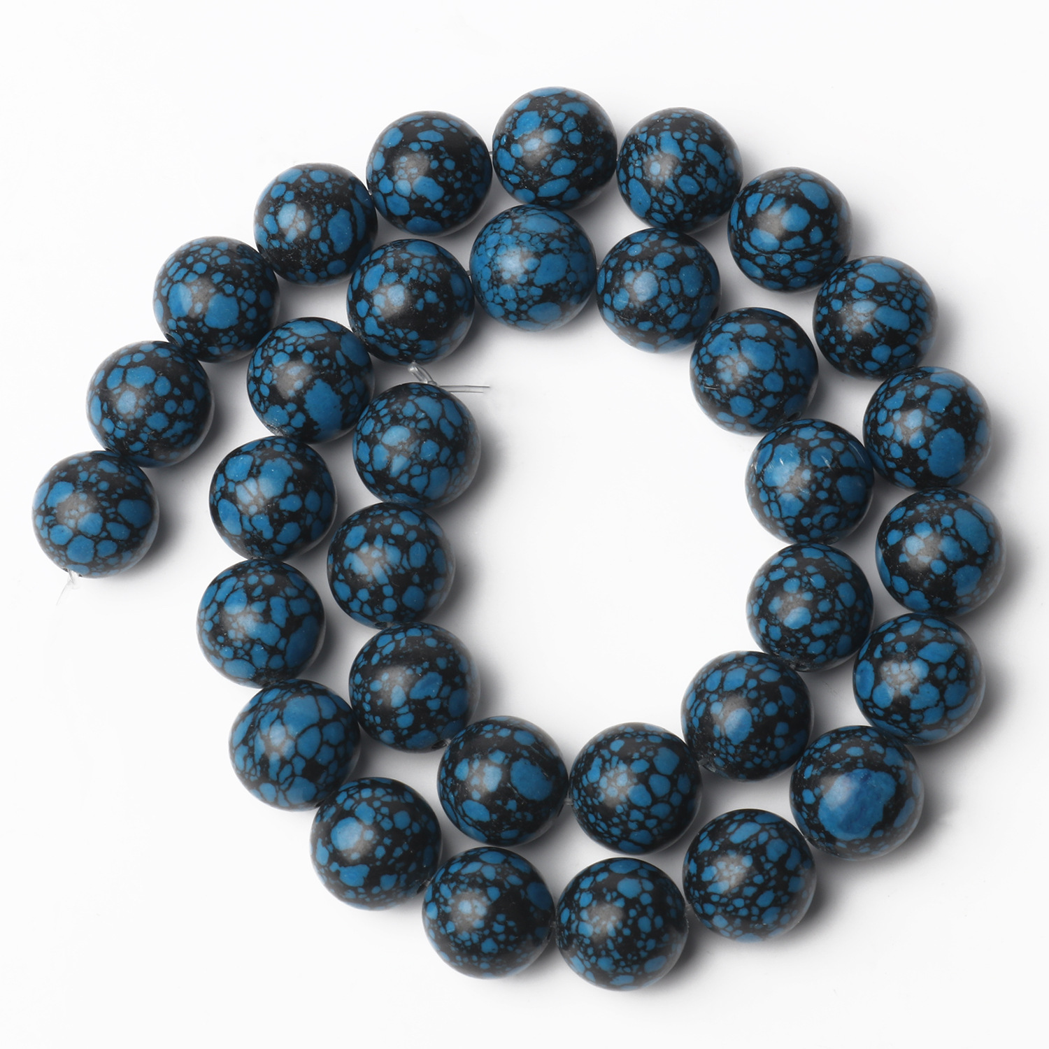 Blue 12mm (about 32 beads/strand)