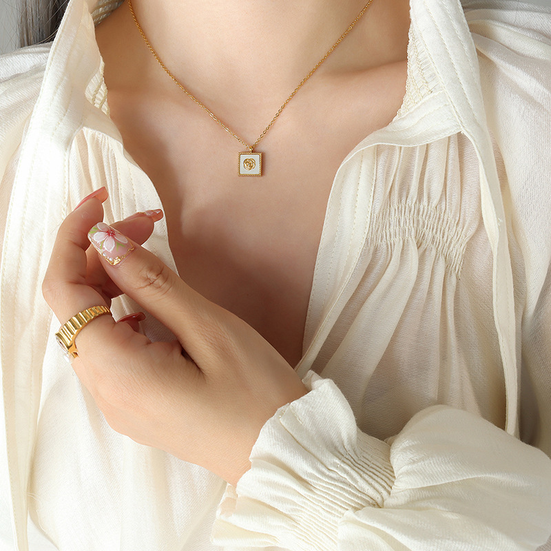 1:P883-gold necklace-40   5cm