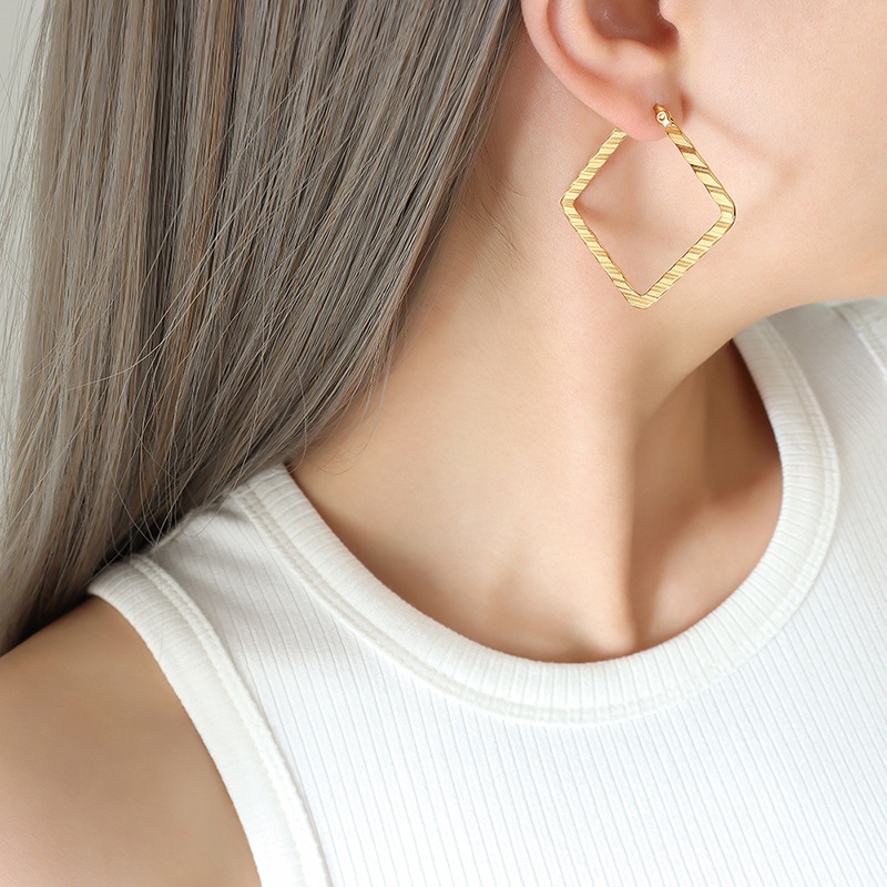1:Big Gold Earrings