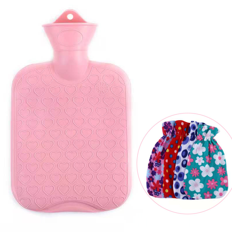 pink 1000ml cloth cover with random pattern