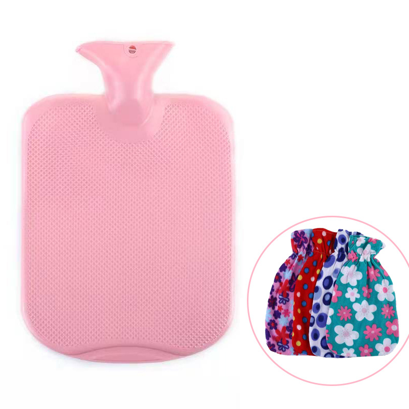 pink 2000ml cloth cover with random pattern