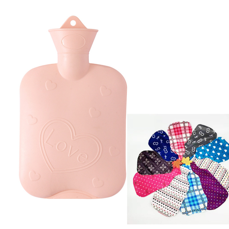 light pink 1000ml cloth cover with random pattern