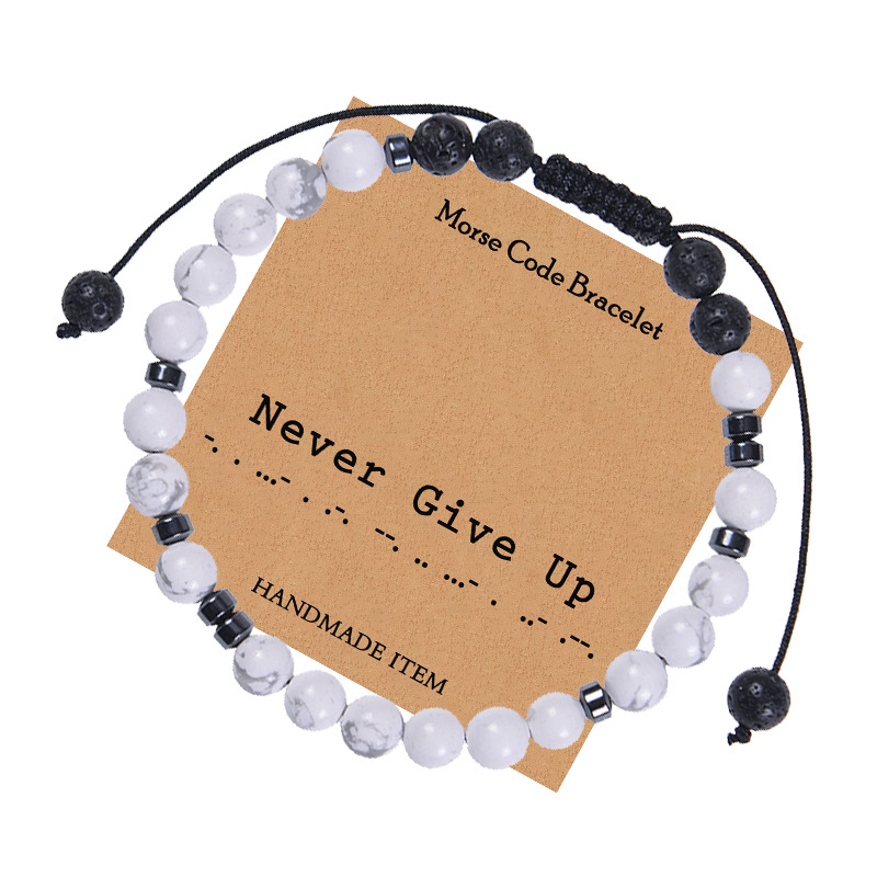 Never Give Up-Morse code