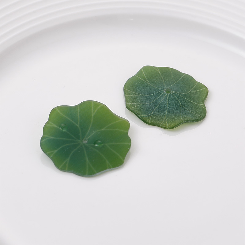 Large lotus leaf [1 piece] about 28mm