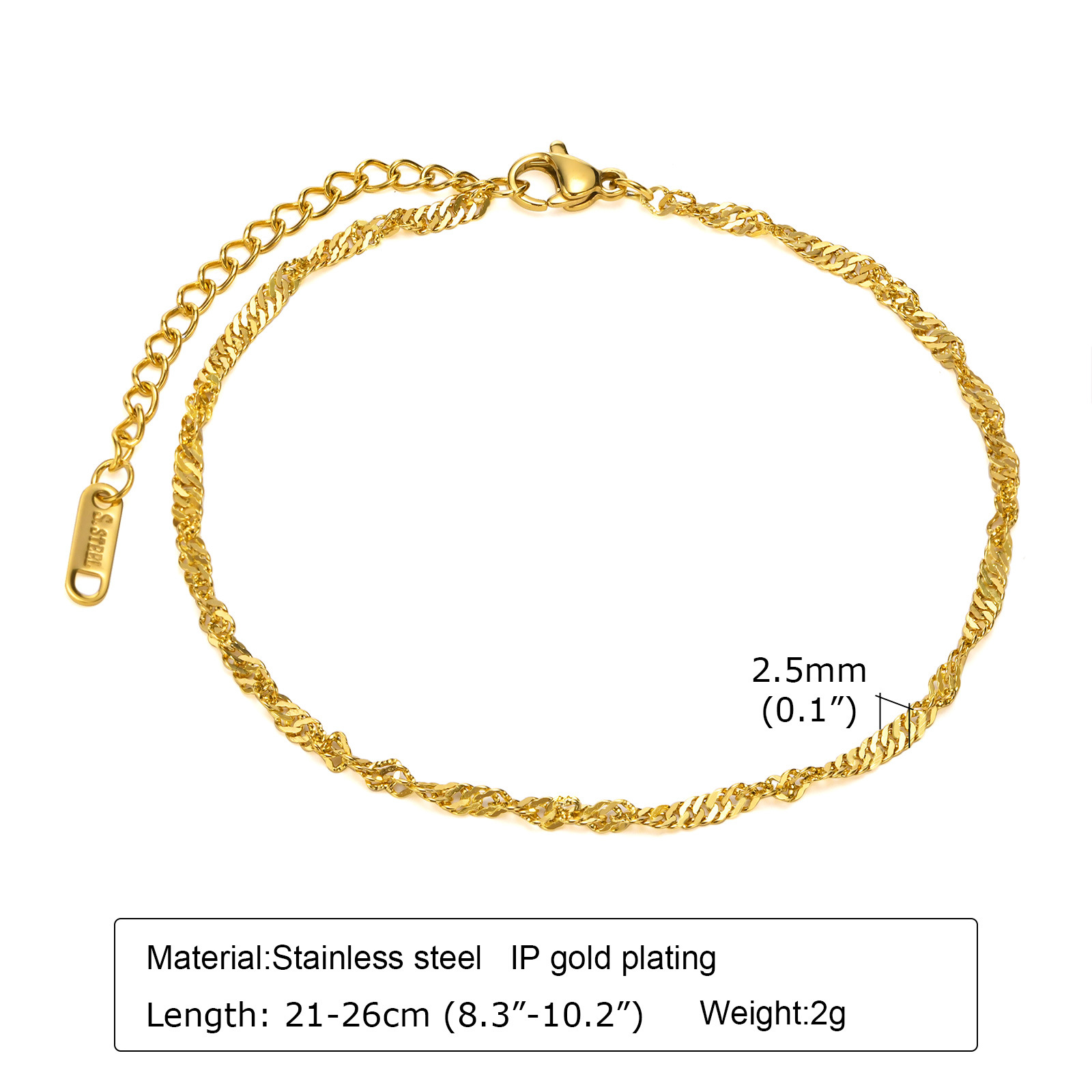 Anklet 21+5CM