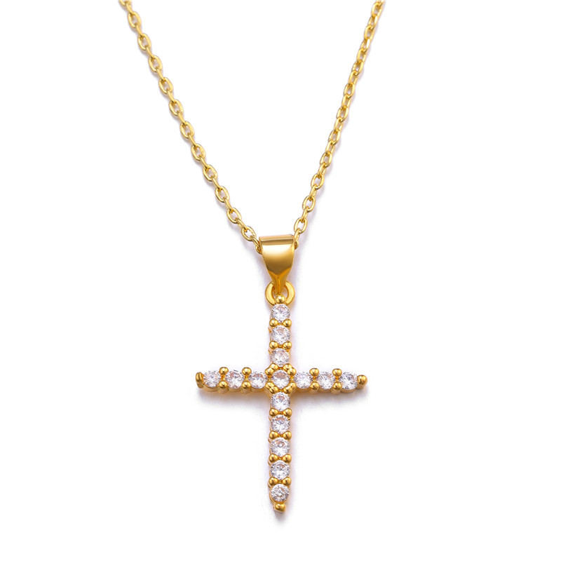 4:Gold pendant   necklace 40cm