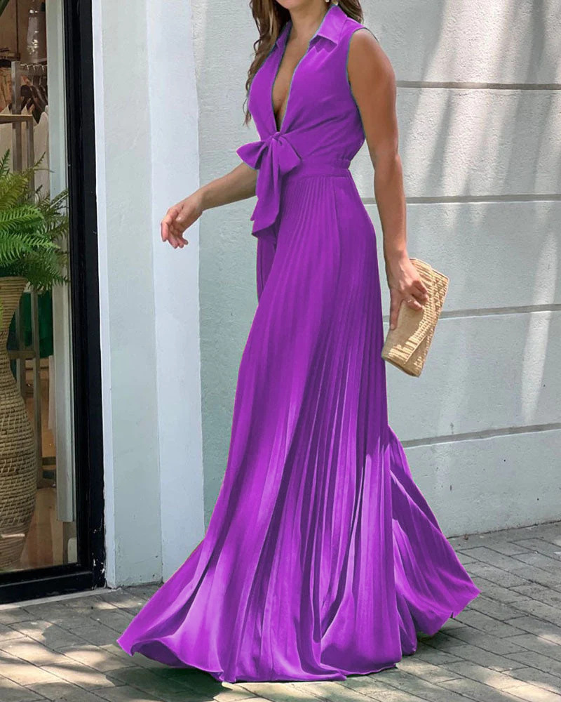Purple sleeveless