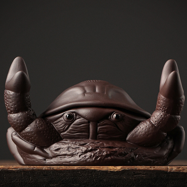 Crab-purple mud 12*7*8.6cm