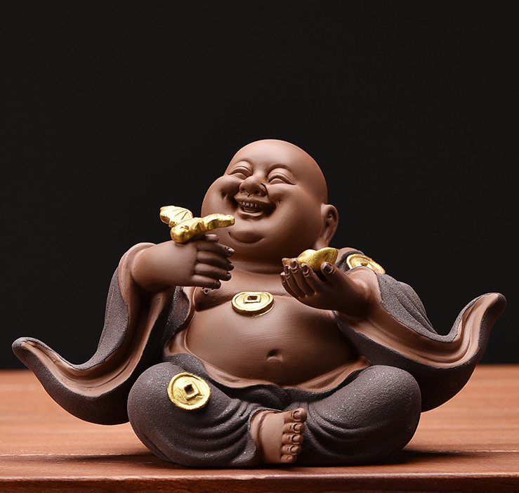 Maitreya fortune-gray 15.8*9.3*8.8cm