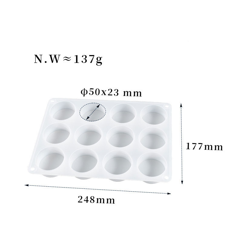 12 cell-ice cell round block mold