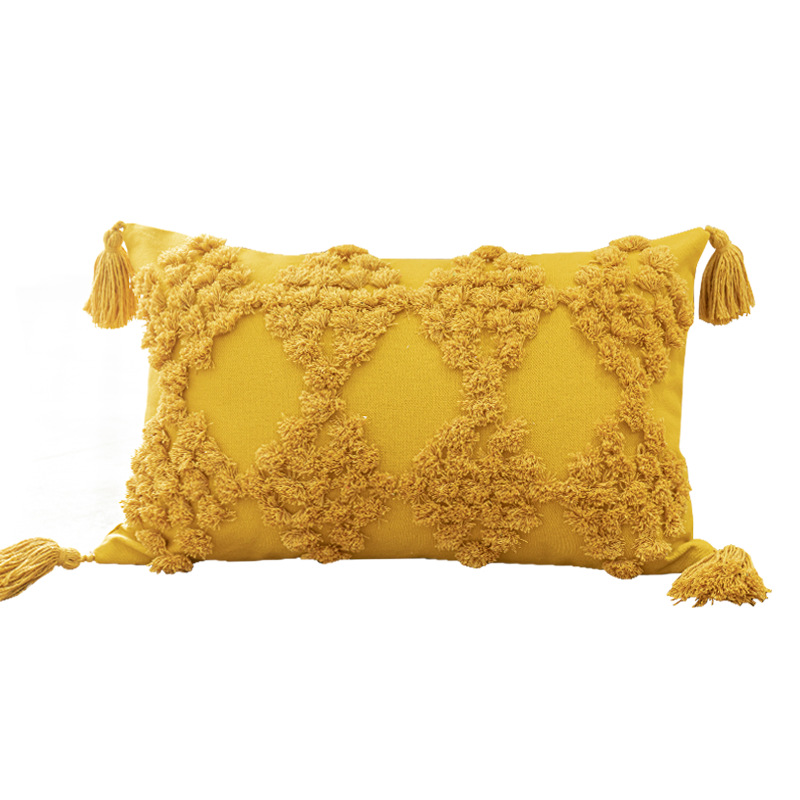 Yellow waist pillow ( 30 * 50CM )