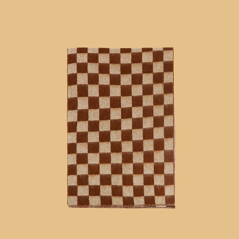 Beige brown lattice