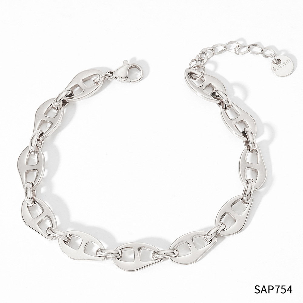 SAP754 bracelet white and gold