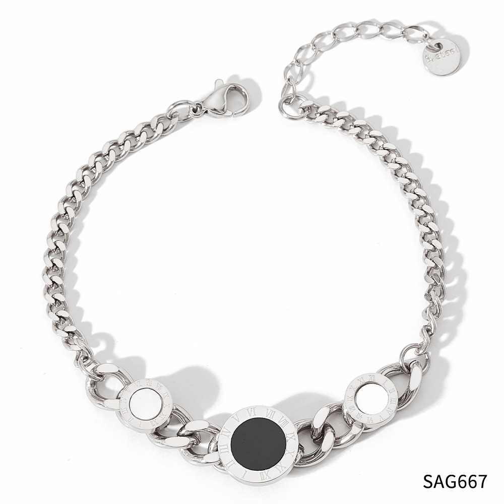 SAG667 bracelet steel color