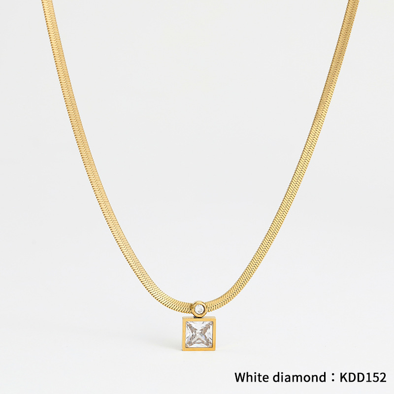 DDK152 Gold   White zirconium