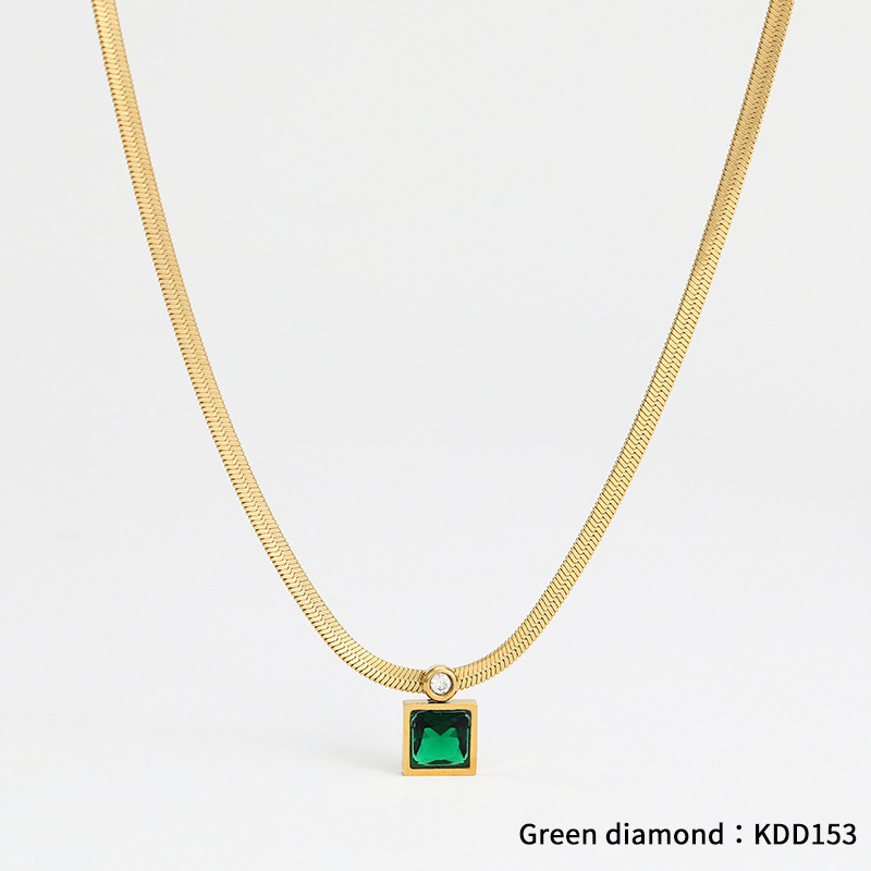 3:DDK153 Gold   Green zirconium