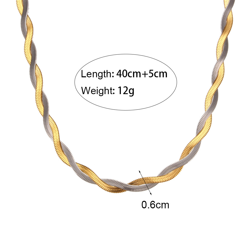 4:Necklace-gold and silver