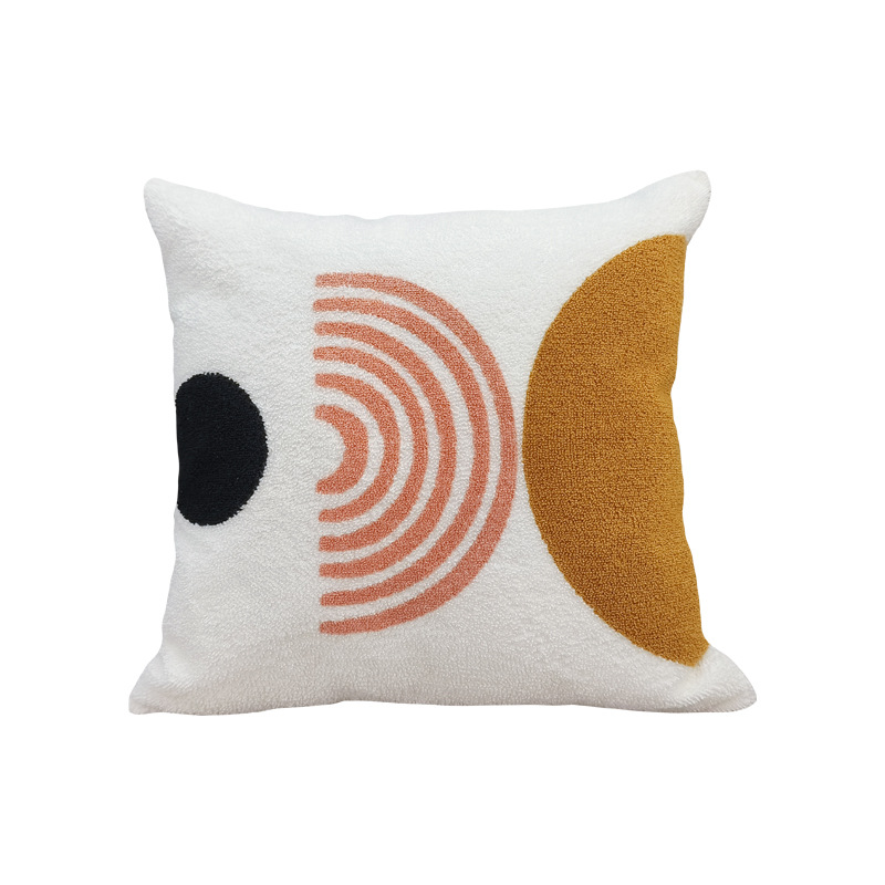 Morandi D throw pillow